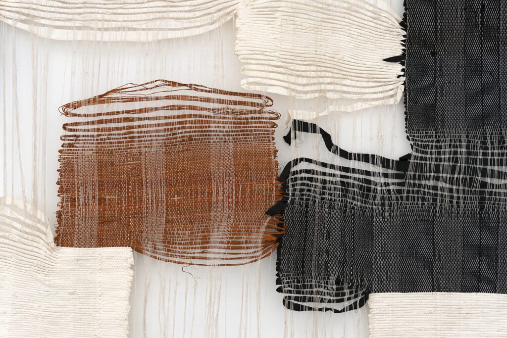 Work by Madame Zo. Installation view at Fondation H, Antananarivo, Madagascar.