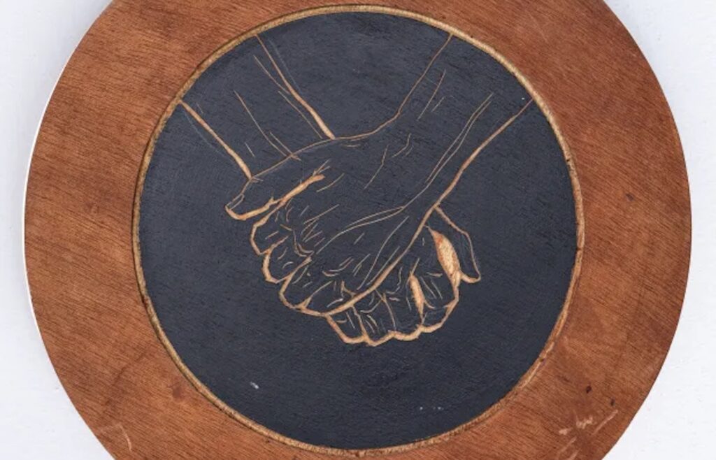 Assoukrou Aké, Expression d'un geste oublié - L'épreuve, 2023. Courtesy of Galerie Cécile Fakhoury