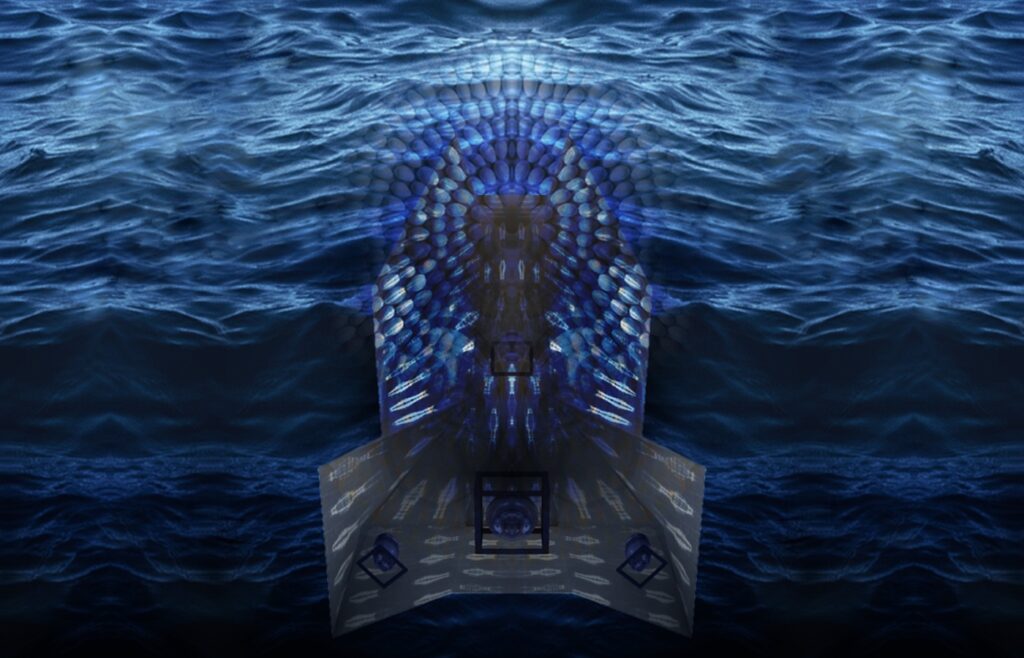 Photo: OMI : Yemoja Temple - Internal Energy Render, Image courtesy of Olaniyi Studio