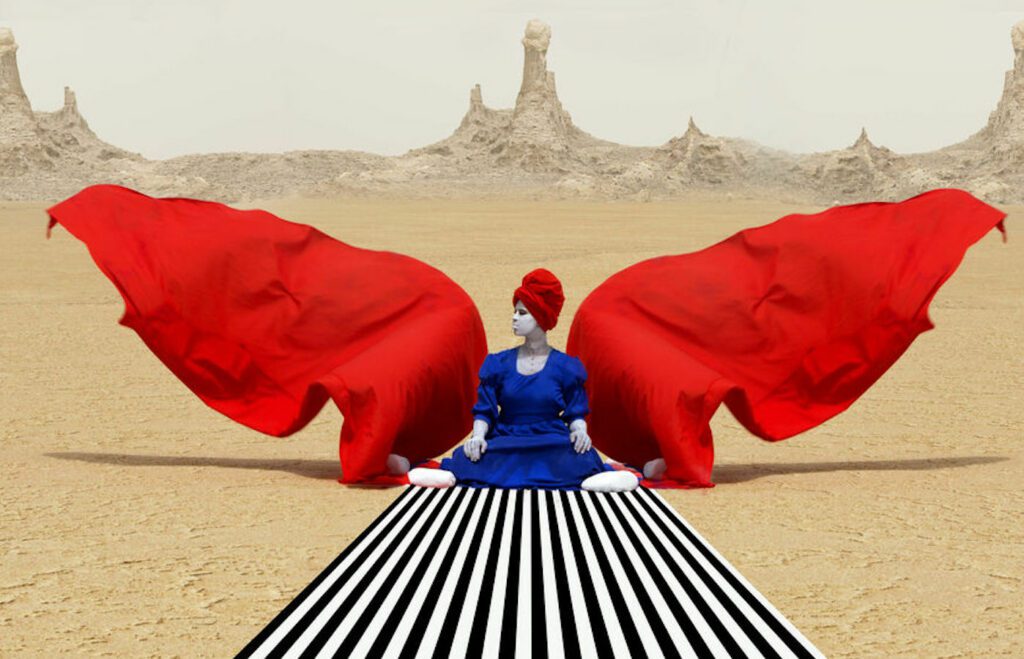 Aida Muluneh: Star Shine, Moon Glow, 2018; from the series “Water Life”. Commissioned by WaterAid and supported by the H&M Foundation. © Aïda Muluneh, 2024