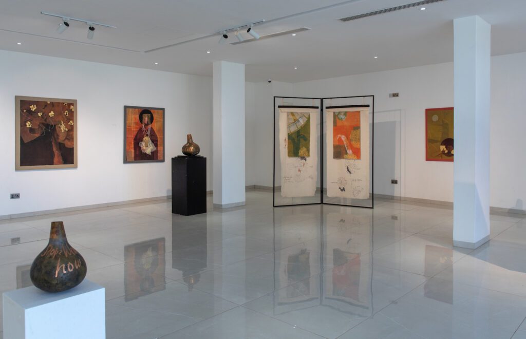  Installation view: Pamela Enyonu, Ateker, ijasi biyayi? - Greetings from the road (A dedication), The Summit Residences, Kampala, May 11-July 11, 202. Photo: Royal Kenogo.