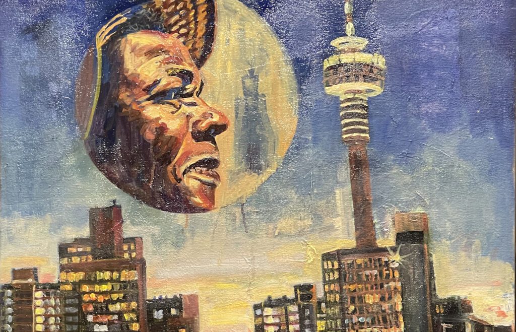 Sandile Mhlongo, Look at the Sun (detail), 2024. Courtesy of House Union Block