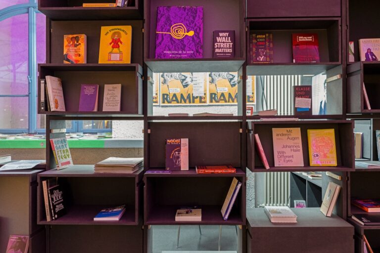 C& Center of Unfinished Business, Installation view at Theater RAMPE, Stuttgart 2025. Photo: Dominique Brewing