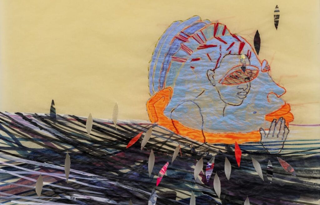 Wura-Natasha Ogunji, space comma space comma space (detail), 2025. Courtesy of Tiwani Contemporary