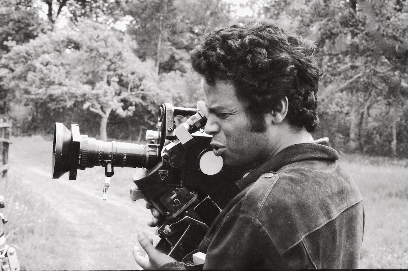 Med Hondo on the set of Soleil Ô, 1970. © Med Hondo