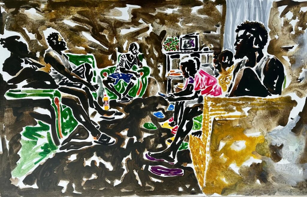 Salomon Moneyang, residence la concorde, 2025. Courtesy of Release Gallery